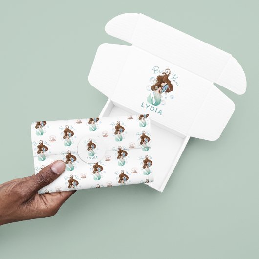 Mousseline Mermaid Be You Tissus Papier