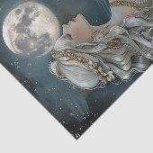 MOUSSELINE MERMAID BY MOONLIGHT DECOUPAPAGE TISSUE PAPIER (Détail)