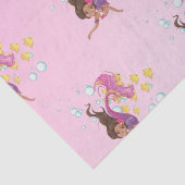 Mousseline Mermaid Mignonne Bubbles Papier d'enveloppement de (Détail)