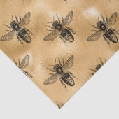 Mousseline Miel Bee Series Design 14 Tissu Papier (Détail)
