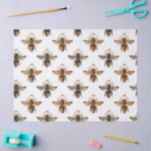 Mousseline Miel Bee Series Design 15 Tissu Papier (Artisanat)