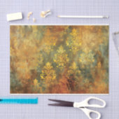 Mousseline Mobilier rustique Damask Découpage Papier Tissu (Artisanat)