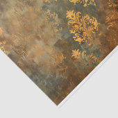 Mousseline Mobilier rustique Damask Découpage Papier Tissu (Détail)