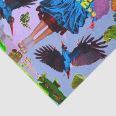 Mousseline Modèle de piste Papier papier Tissu (Détail)