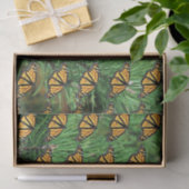 Mousseline Monarques en papier de tissus sur bouges de pin (Cadeau)