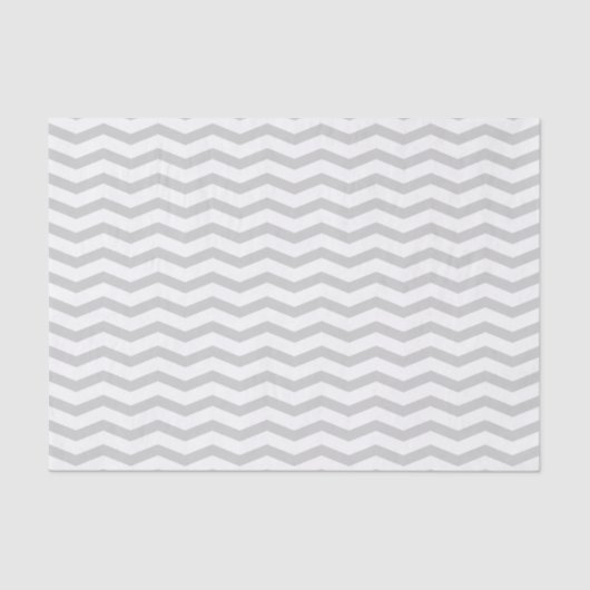 Mousseline Motif de chevron gris papier cadeau mariage (Recto)