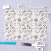 Mousseline Motif de papier (Artisanat)