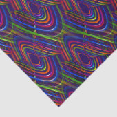 Mousseline Motifs Abstraits 63A Papier Tissu (Détail)