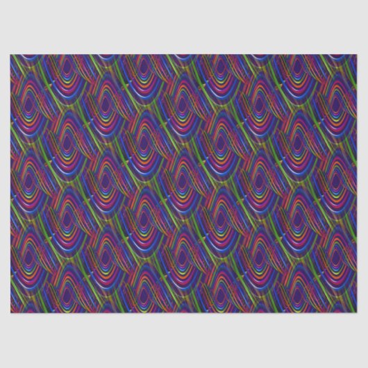 Mousseline Motifs Abstraits 63A Papier Tissu (Recto)