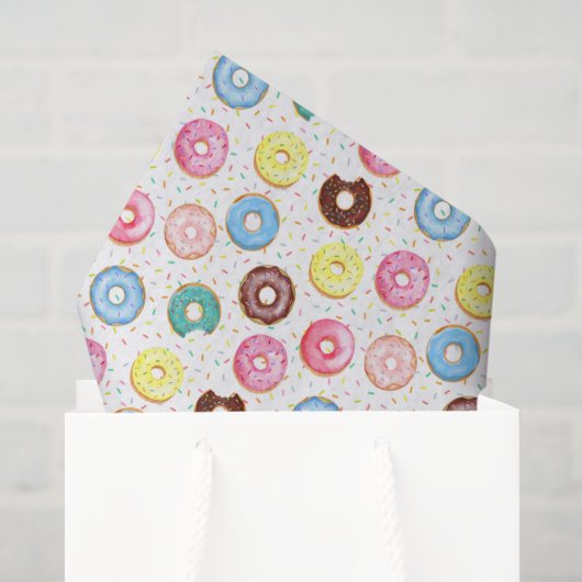 Mousseline Mouchoirs en papier Donuts (Sac cadeau)