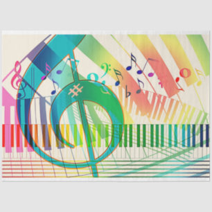 Mousseline Musique Clavier Clavier Clé Déplacement Papier Tis