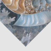 Mousseline Nautilus Shell à l'intérieur du papier de découpag (Détail)