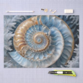 Mousseline Nautilus Shell à l'intérieur du papier de découpag (Artisanat)