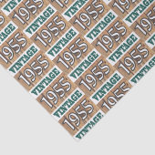 Mousseline Né en 1955 papier de tissu (Détail)