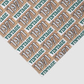 Mousseline Né en 1971 papier de tissu (Détail)