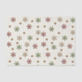 Mousseline Noël Cosy Un papier de tissus (Recto)