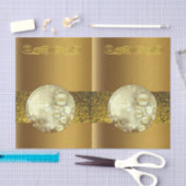 Mousseline Noël de papier de tissu décoratif (Artisanat)