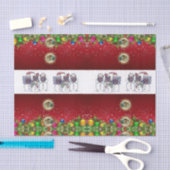 Mousseline Noël du papier de tissus (Artisanat)