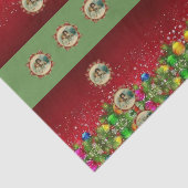 Mousseline Noël du papier de tissus (Détail)