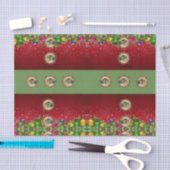 Mousseline Noël du papier de tissus (Artisanat)