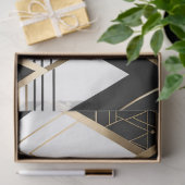 Mousseline noël formes géométriques papier de tissu (Cadeau)