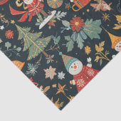 Mousseline Noël 🎄 Motif Conception sur papier de tissus (Détail)