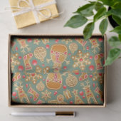 Mousseline Noël Tissu Papier Bébé Anges (Cadeau)