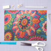 Mousseline NOUVEAU BOHEMIA 5 papier découpage à la boho éblou (Artisanat)