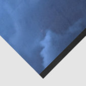 Mousseline Nuages Ciel de nuit Éclairage Découpage Papier Tis (Détail)