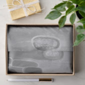 Mousseline Nuances de gris Papier Tissu d'art Abstrait (Cadeau)