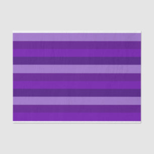 Mousseline Nuances de papier de tissu de bandes violettes