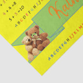 Mousseline Numéros d'alphabet papier de tissus (Détail)