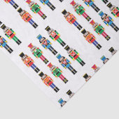 Mousseline Nutcracker Motif de Noël papier de tissus (Détail)