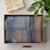 Mousseline Ocean Sunset 4 20x30 Papier de fond de découpage (Cadeau)