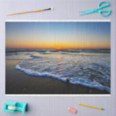 Mousseline Ocean Sunset 4 20x30 Papier de fond de découpage (Artisanat)