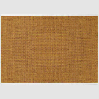 Mousseline  Ochre Burlap Texture Découpage papier de tissus