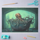 Mousseline Octopus dans la baignoire 2 Papier découpage (Artisanat)