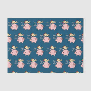 Mousseline Oeufs Et Papier Tissu Bacon