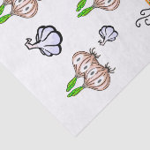 Mousseline Oignons en papier de tissus Chef ail (Détail)