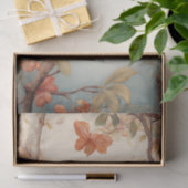 Mousseline Oiseau dans les fleurs 5 papier de découpage (Cadeau)