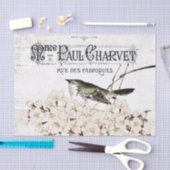 Mousseline Oiseaux et Magnolia papier de tissus (Artisanat)