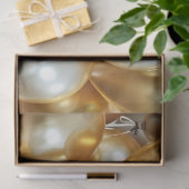 Mousseline or argent ballons papier de tissu (Cadeau)