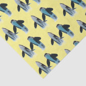 Mousseline Orca / Papier de fond pour baleine tueuse (Détail)