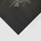 Mousseline Ostrich Steampunk 1 papier découpage (Détail)