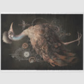 Mousseline Ostrich Steampunk 1 papier découpage (Recto)