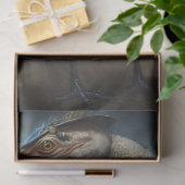 Mousseline Ostrich Steampunk 2 papier découpage (Cadeau)