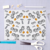 Mousseline Outils de charpentiers en papier décoratif (Artisanat)