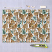 Mousseline Papier à enveloppement Empreinte de léopard chic - (Artisanat)