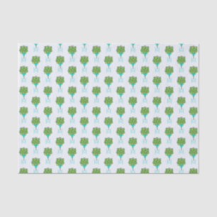 Mousseline Papier à enveloppement vert Topiaire