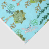 Mousseline Papier à envelopper Feuille plate de 3 (Détail)